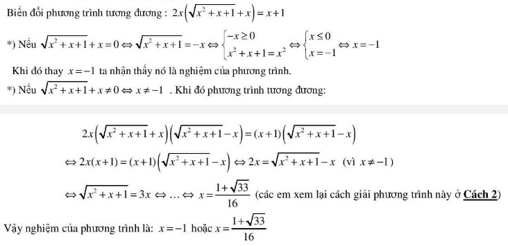 5 kĩ thuật giải phương trình vô tỉ hay dùng-9