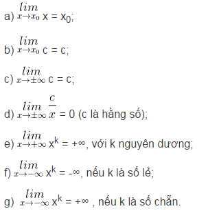 Lý thuyết về giới hạn của hàm số-2