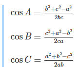 Áp dụng định lý Côsin trong tam giác vào giải Toán-2